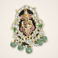 Ganesha Polki-Style Pendant - Jaipur Jadau Kundan imitation jewellery by House of Shri Dungar