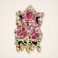Ganesha Ruby Kundan Pendant - Jaipur Jadau Kundan imitation jewellery by House of Shri Dungar