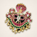 Krishna Kaliya Kundan Pendant - Jaipur Jadau Kundan imitation jewellery by House of Shri Dungar