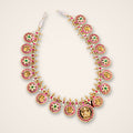 Lakshmi Coin Kundan Long Necklace - Jaipur Jadau Kundan imitation jewellery by House of Shri Dungar