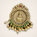 Lakshmi Coin Kundan Pendant - Jaipur Jadau Kundan imitation jewellery by House of Shri Dungar