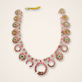 Lakshmi Coin Ruby Long Necklace - Jaipur Jadau Kundan imitation jewellery by House of Shri Dungar