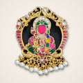 Lakshmi Halo Kundan Pendant - Jaipur Jadau Kundan imitation jewellery by House of Shri Dungar