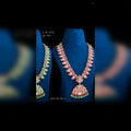 Ruby Kundan Long Necklace with Temple Pendant - Jaipur Jadau Kundan imitation jewellery by House of Shri Dungar