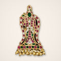 Standing Deity Kundan Pendant - Jaipur Jadau Kundan imitation jewellery by House of Shri Dungar